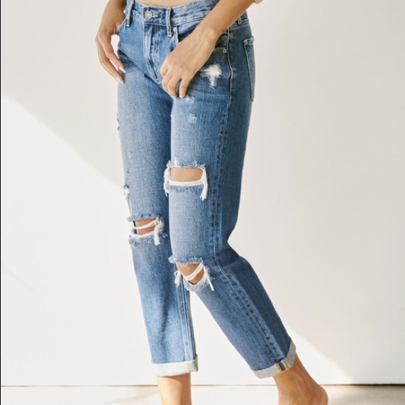 🔥KANCAN🔥NEW STYLE! MID RISE CLASSIC BOYFRIEND - Picture 4 of 6